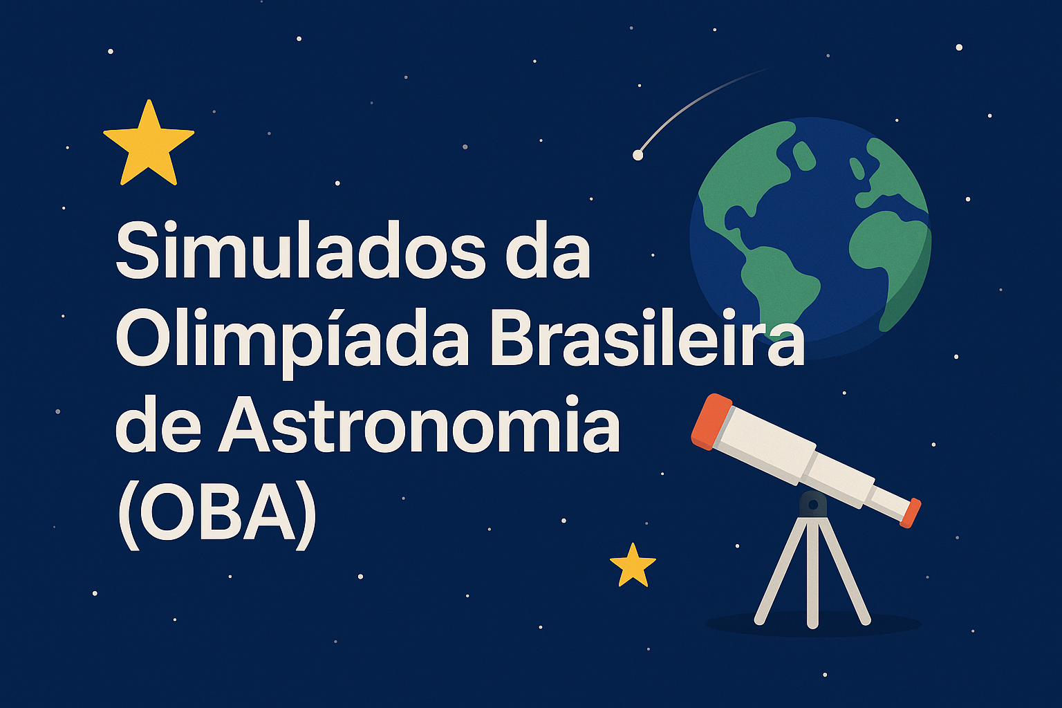 Simulados da Olimpíada Brasileira de Astronomia (OBA )