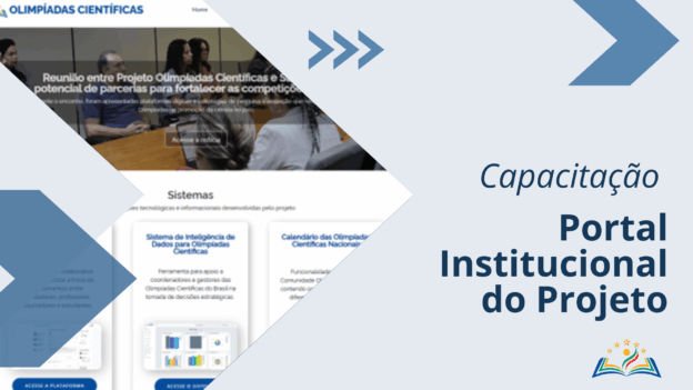 Capacitação no Portal Institucional do Projeto